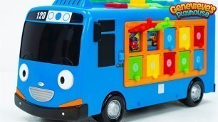 'Teach Babies Colors, Numbers, and Vehicles with Tayo the Little Bus Toy Video for Kids!'