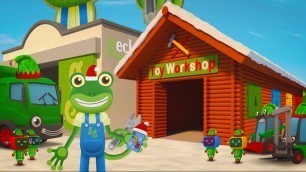 'Gecko\'s Christmas Toy Workshop | Gecko\'s Garage | Christmas Trucks For Kids'