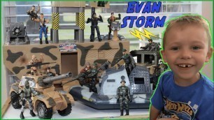 'Toy Army Action Figures Surprise Box With Toy Tanks, Trucks & Boat'