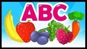 'L\'ABC des fruits et des légumes - Apprendre l\'alphabet en français - Titounis'