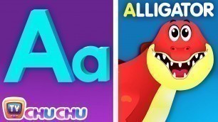 'Phonics Song 3 with TWO Words - A for Alligator - ABC Alphabet Songs with Sounds for Children'