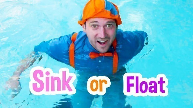 'Sink or Float with Blippi | Cool Science Experiment for Kids | Educational Videos For Kids'