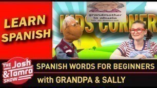'KIDS CORNER: BEGINNER LEARNING SPANISH WORDS'