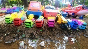 'Videos for kids | Bridge Construction Trucks for Kids |  Cars Toys Bridge Construction'