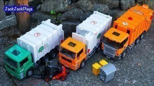 'Kids Toy - Garbage Truck Videos for Children - Jack Jack\'s Toy Trucks in Action 1'