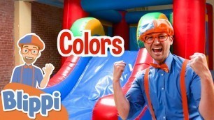'Blippi Learns Colors at Amy\'s Playground! | Educational Videos For Kids'