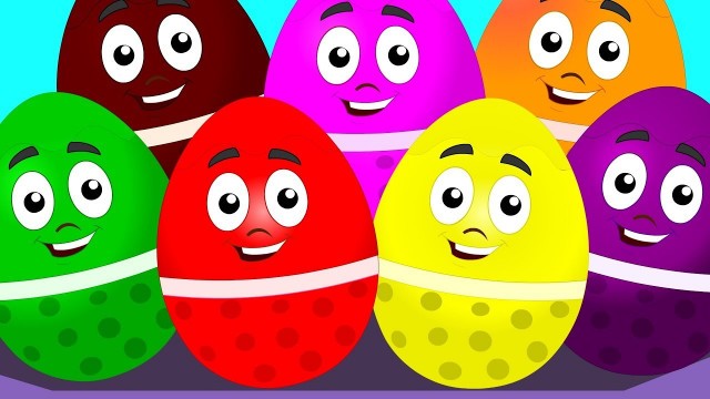 'Learn Colors With Surprise Eggs Color Song For Kids Children Nursery Rhymes kids tv'