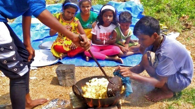 'ASMR Cooking kids | Village Children Cooking Show | Kids Picnic - Cooking Into Nature'