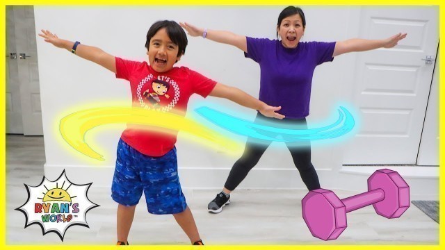 'Kids Workout Exercise at home with Ryan!!!'