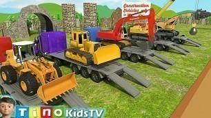 'Construction Vehicles Show for Kids | Uses of Roadheader & Other Trucks for Children'