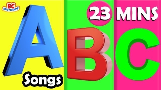 'ABC Alphabet Song Compilation | ABC Learning Videos For Toddlers | ABC Songs For Kindergarten | ABC'