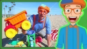 'Blippi Videos for Kids | Playing with Sand Toys and More!  30 Mins'