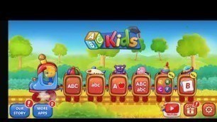 'ABC Kids Learning Game - Learn Alphabet - Educational Video l Practice reading A,B,C,D,E,F,G,H,I,J,K'