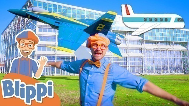 'Blippi Explores Planes For Kids | Vehicles For Children | Educational Videos For Kids'