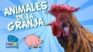 'Farm Animals for Children | Learn Spanish'