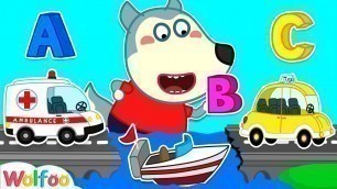 'Wolfoo and ABC Learn English Alphabet with Toy Cars for Kids | Wolfoo Channel Kids Cartoon'