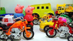 'Kids studio6 - Truck toy transport motorcycles toy | video for kids'