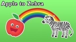'Apple to Zebra + More | Back to School ABC\'s | Mother Goose Club Phonics Songs'