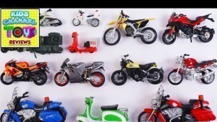 'Learn Motorcycles And Scooters For kids + More Toys Videos'