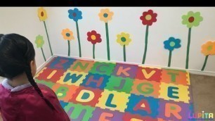 'Colorful ABC Puzzle Learn the Alphabet Letters with Lupita || Educational Video for Children'