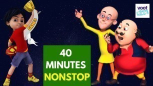 'Motu Patlu + Shiva | 40 Minutes Non-Stop | Cartoon Videos For Kids | Voot Kids'