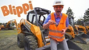 'Learning Construction Trucks For Kids With Blippi | Educational Videos For Toddlers'