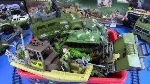 'Toys for Kids MILITARY TOYS ! Tanks Soldiers Helicopter Trucks and More Military Toys-Box of Toys!'