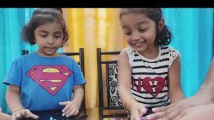 'Kinetic Sand | Kids play | Twins | Malayalam #kidsvideos'