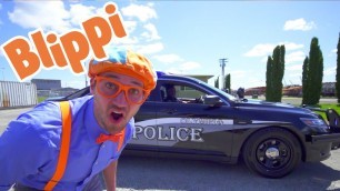 'Police Cars for Toddlers with Blippi | Educational Videos for Kids'