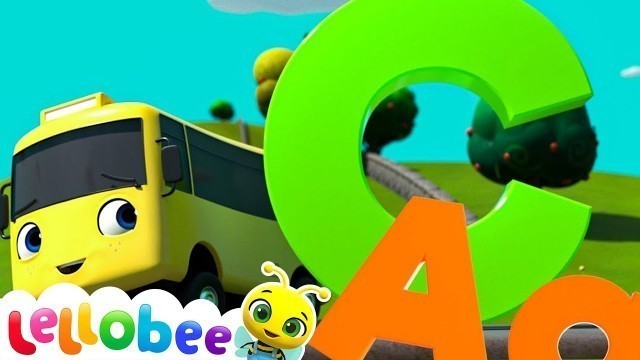 'ABC Song For Kids - Go Buster the Yellow Bus | 20 min of Nursery Rhymes & Cartoons | LBB Kids'