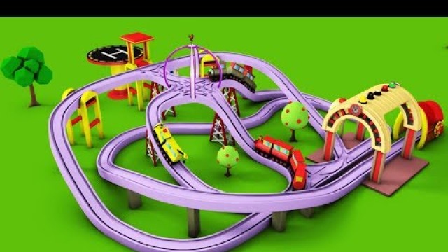 'Train for kids - Kids Railway - Toy Videos - Choo Train Cartoon - Toy Factory Cartoon'