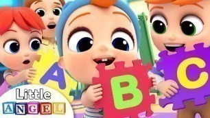 'Mommy Helps Me Learn My ABC | Phonics Song | Little Angel Kids Songs & Nursery Rhymes'