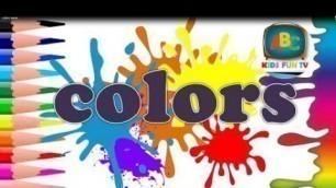 Learn Colors & Fruits Names for Children with ABC KIDS FUN TV
