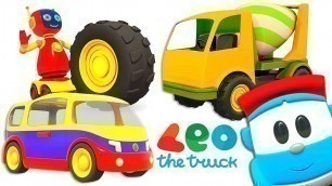 'Leo the truck cartoon for children & robots for kids - Toy trucks & Car cartoons for kids'