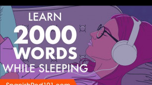 'Spanish Conversation: Learn while you Sleep with 2000 words'