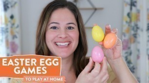 '3 Easter Activities For Kids // educational games to play with Easter eggs!'