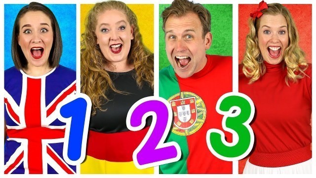 '\"Counting to Ten\" in 4 Languages (Part 2) | Kids Learn to Count - Numbers Song'
