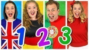 '\"Counting to Ten\" in 4 Languages (Part 2) | Kids Learn to Count - Numbers Song'