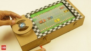 'How To Make Car Racing Desktop Game from Cardboard'