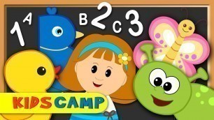 'Kidscamp | The ABC 123 Song | Nursery Rhymes & Kids Songs'