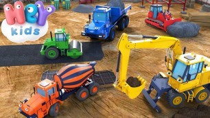 'Construction Vehicles Song for Kids 