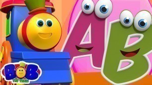 'Bob o trem | Canção abc | Abc para crianças  | ABC Song For Kids | Bob The Train'
