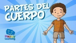 'Human Body Parts for Children. Learn Spanish | Educational Video'