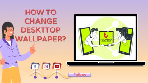 'How to Change Desktop Wallpaper | Tutorial | Computer Basics | For Beginners & Kids | TutoPedia'