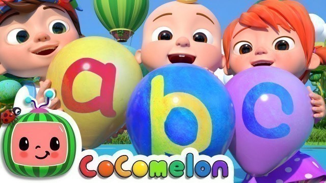 'ABC Song with Balloons | CoComelon Nursery Rhymes & Kids Songs'