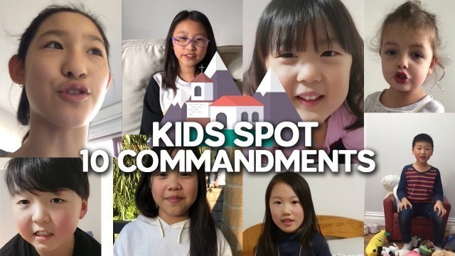 10 Commandments Summary | Kids Spot