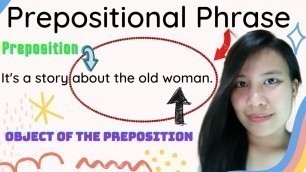 'Prepositional phrases lesson | The parts of speech #EnglishGrammar | What is a prepositional phrase'