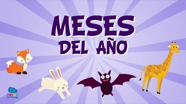 'Months of The Year in Spanish for Children | Educational Videos for Kids'