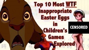 'Shocking Easter Eggs in Kid Games Analyzed & Ranked'