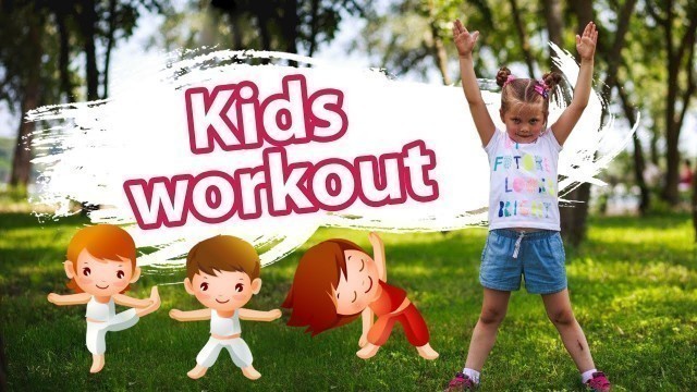 'Morning kids workout: Educational video for kids with Dina'
